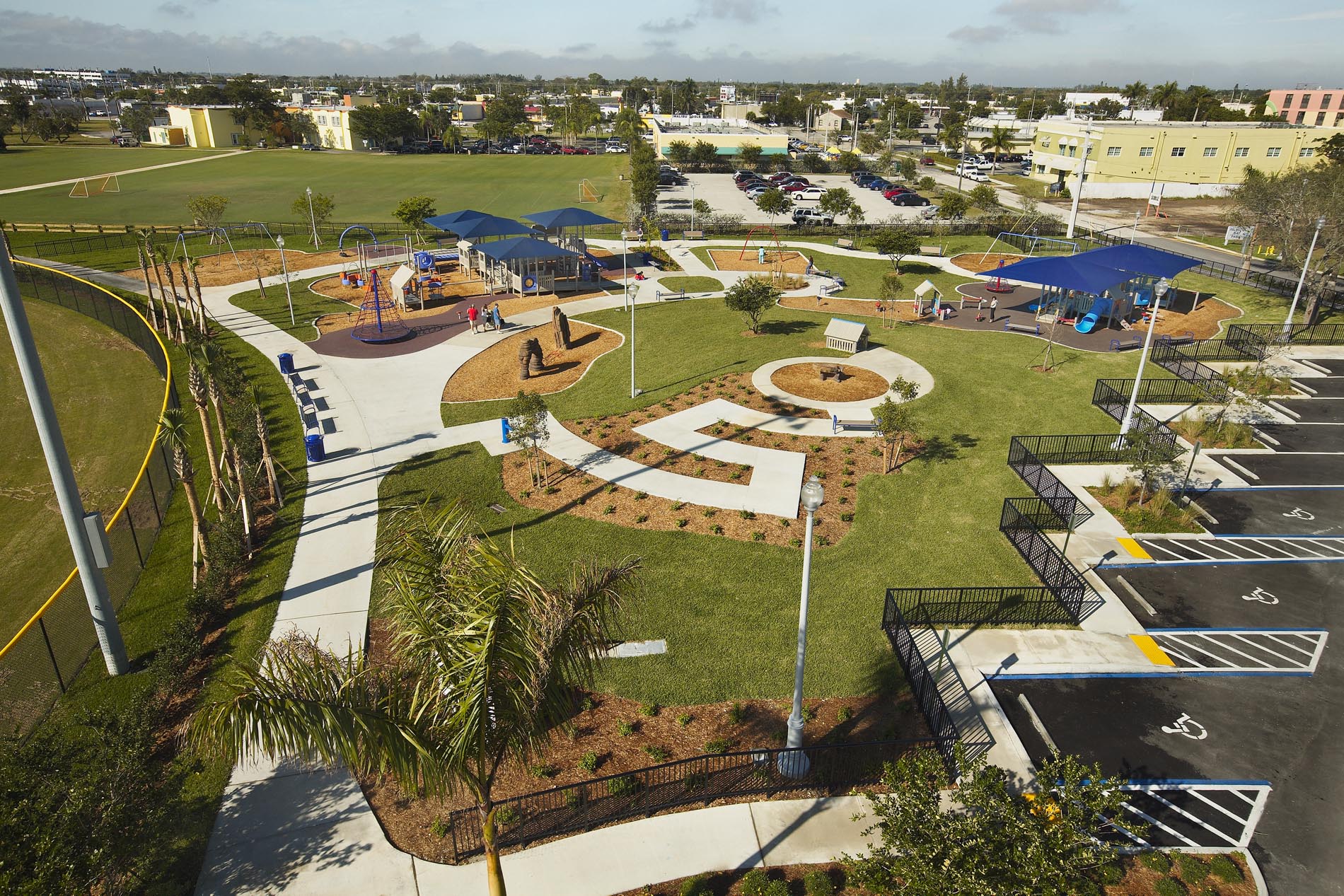 Aerial view of Palmetto Bay
